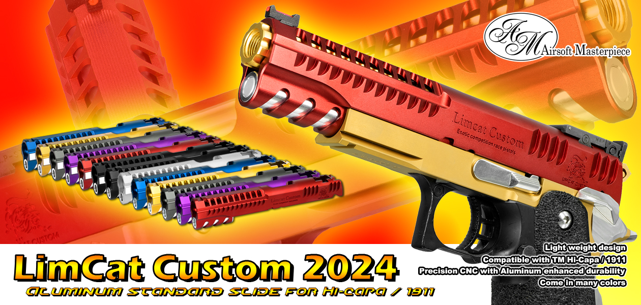 Airsoft Masterpiece “LimCat Custom 2024” Slide for Hi-CAPA 5.1 ...